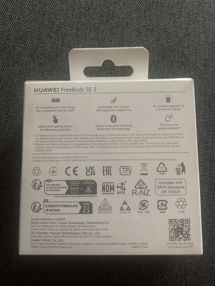 słuchawki Huawei FreeBuds Se 3