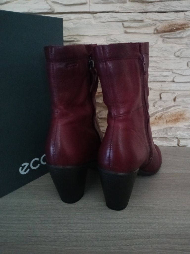 Kozaki botki Ecco Touch 75B rozm.37 (23,7cm) st. bdb