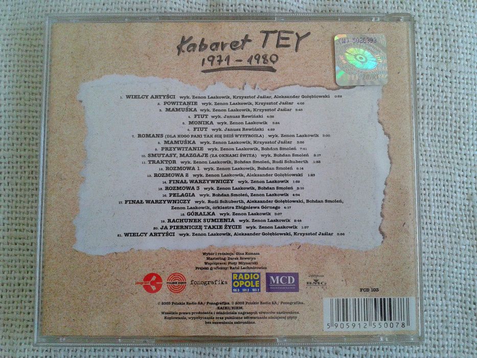 Kabaret "Tey" CD