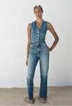 Джинсовий жилет zara