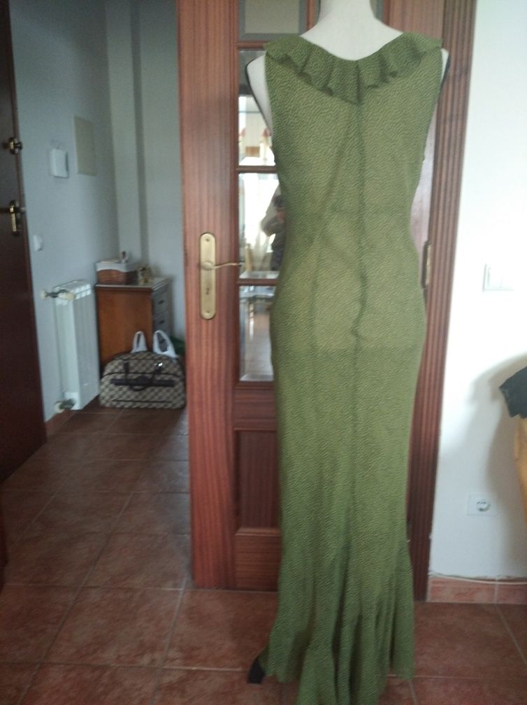 Vestido verde tamanho 3