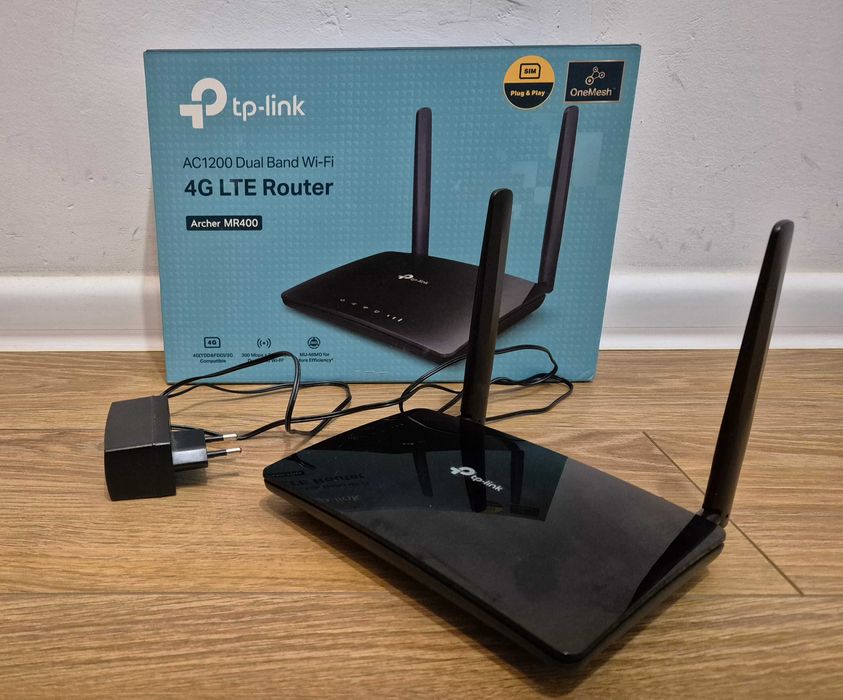 Router TP-Link Archer MR400 (4G LTE, AC1200 Dual Band)