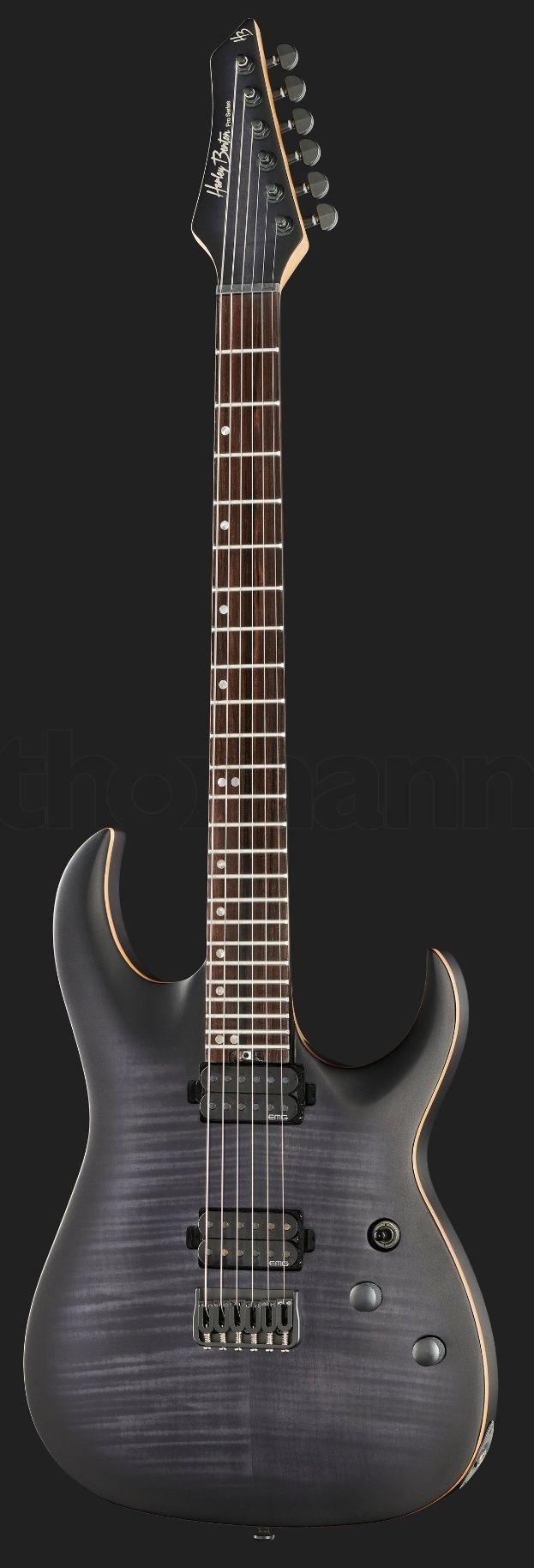 Harley Benton Amarok-6 BKNT Flame Burst (ustawiony)