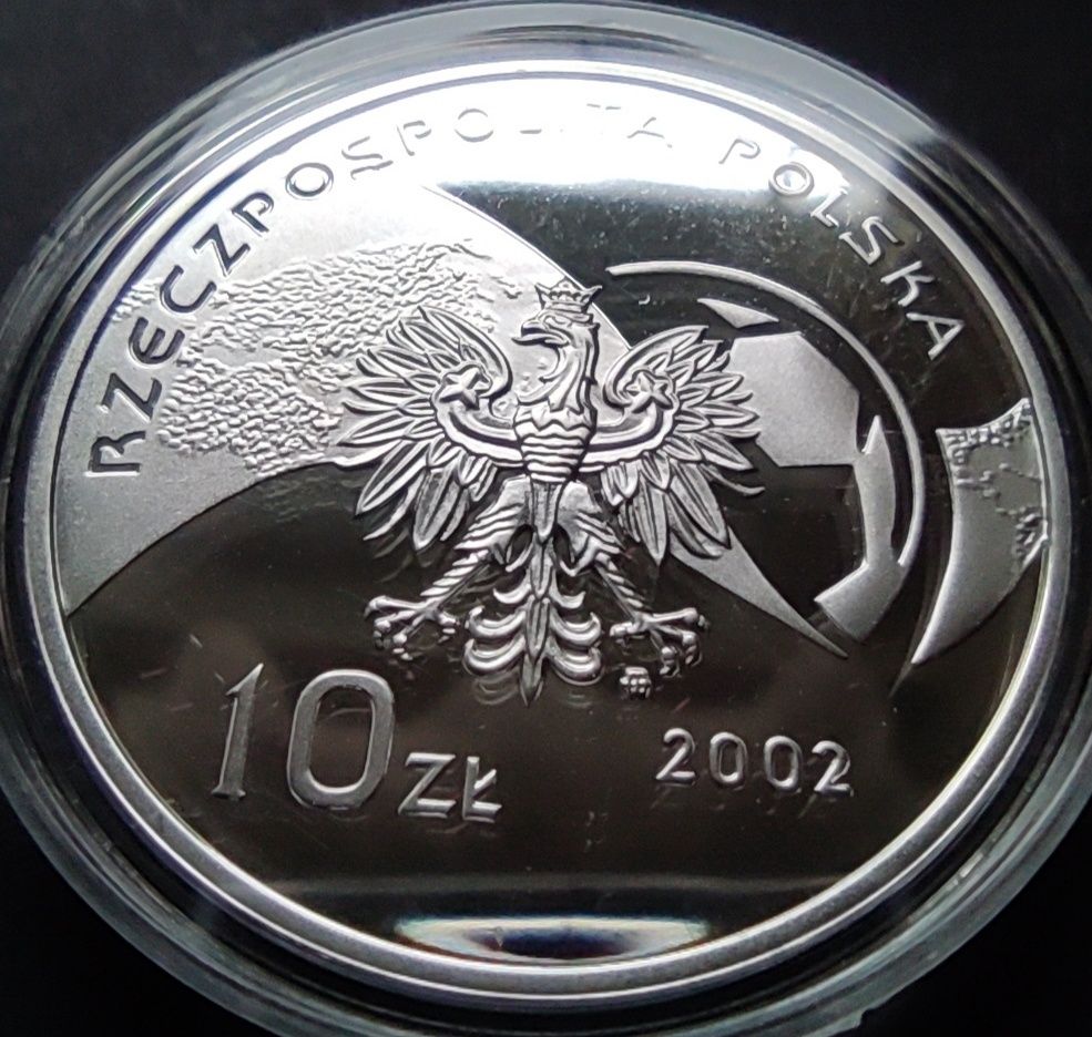 10 zł 2002 MŚ w Piłce nożnej Korea-Japonia 2002