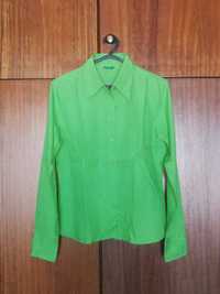 Camisa verde Benetton de senhora