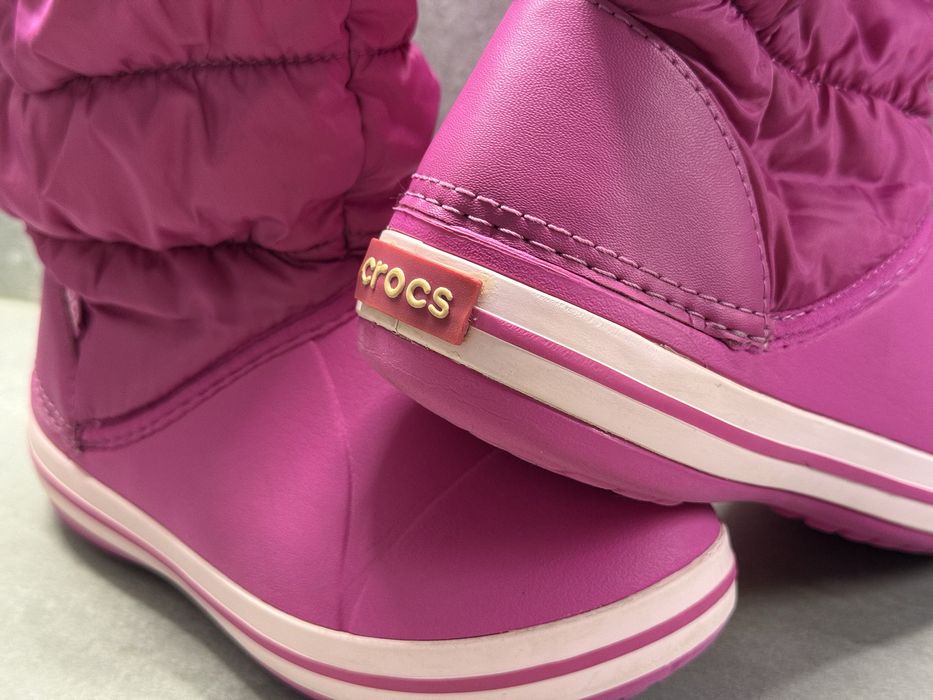 Зимові гумові чоботи (резинові сапоги) Crocs Winter Puff Boot