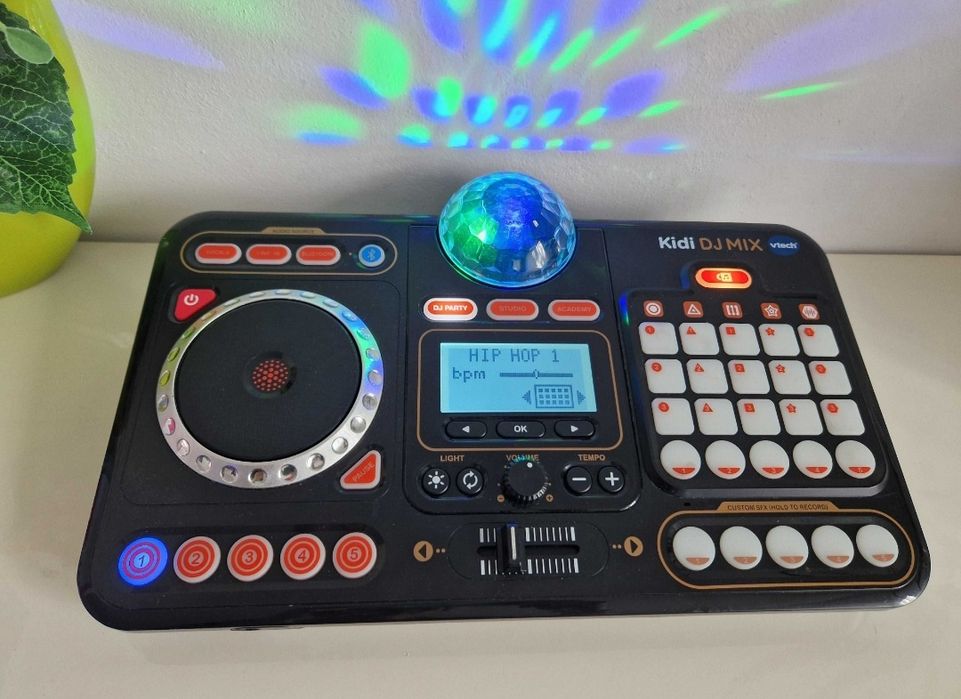 Vtech konsola DJ czarna ,światła