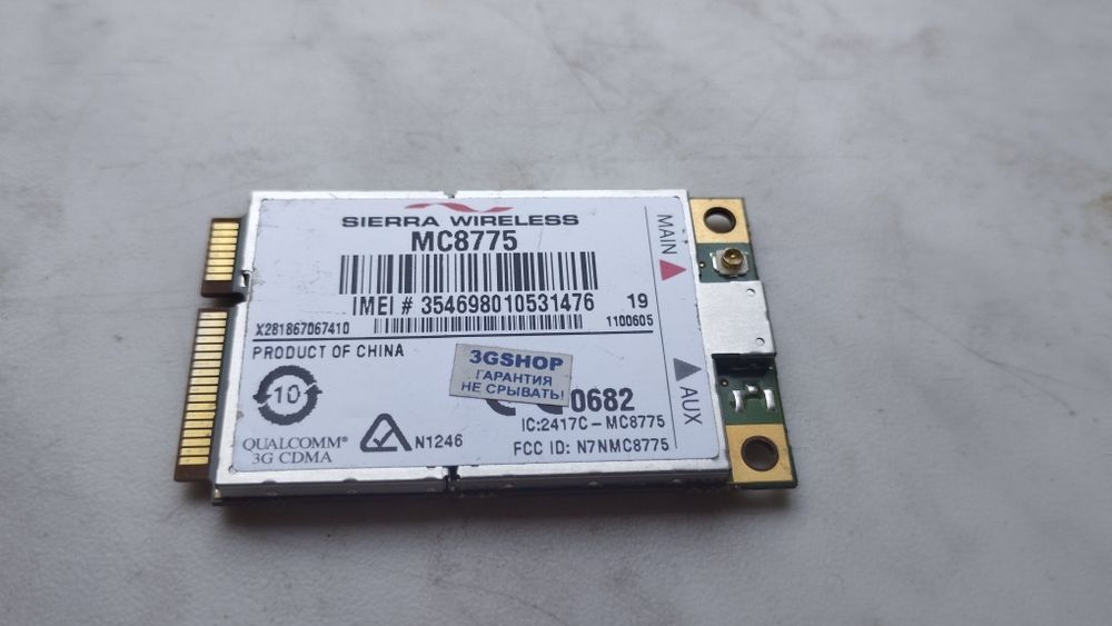 Мобільний 3G CDMA модем для ноутбука Sierra Wireless MC8775