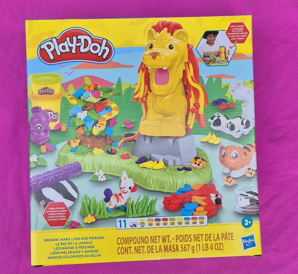 Play Doh zestaw ciastoliny zwierzątka lew i przyjaciele z dżungli
