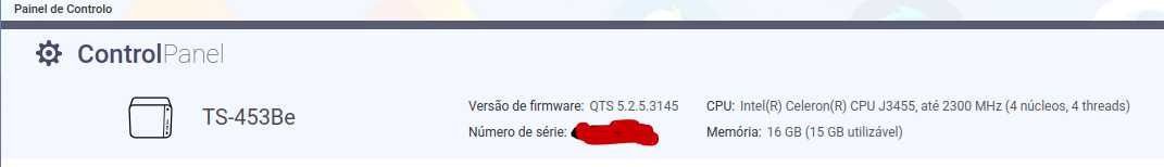 QNAP TS-453be 16GB (sem discos)