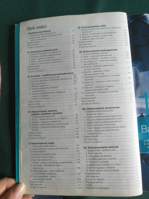 Podręcznik Biologia na czasie 1, zakres rozszerzony