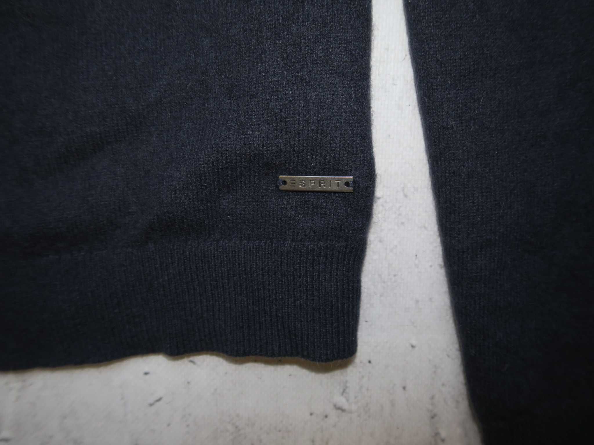 Esprit sweter wełniano kaszmirowy L/XL