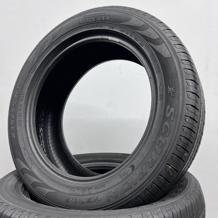 4шт бу літо 235/55/R18 7,8мм Pirelli Scorpion Verde