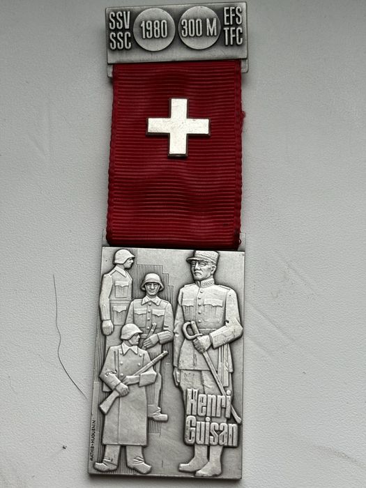 Швейцария медаль 1980 год
