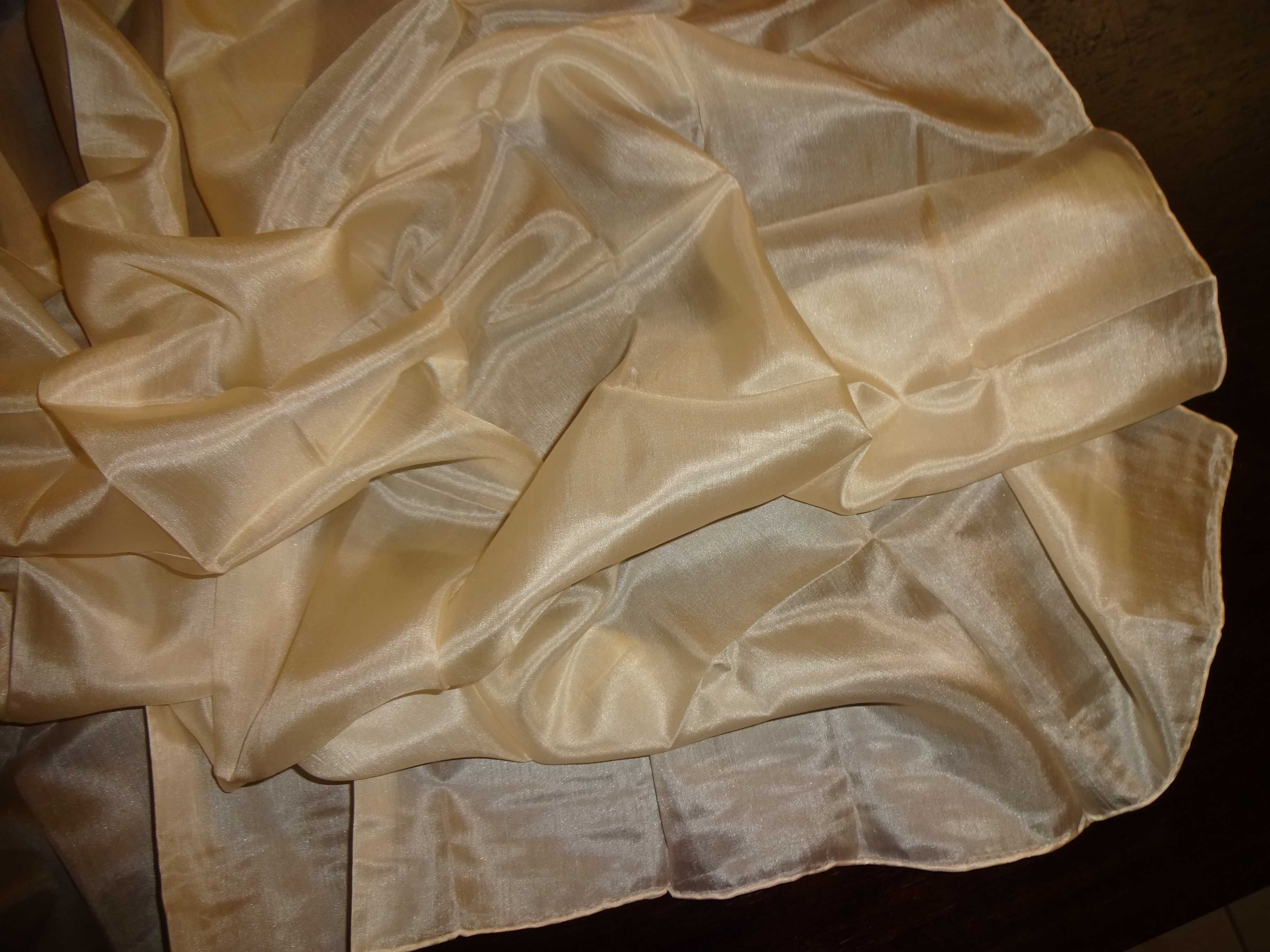 JAVANA Seidentuch 100% Silk perłowa jedwabna apaszka Vintage