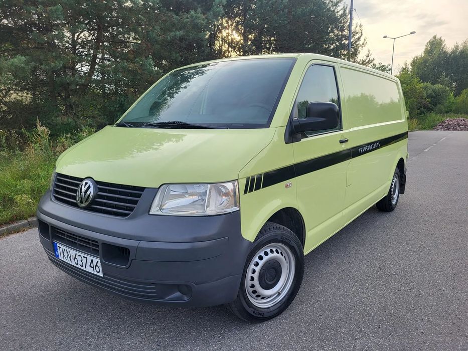 Volkswagen Transporter  T5 1.9 TDI Długi 3osobowy Bez DPF Servis Long