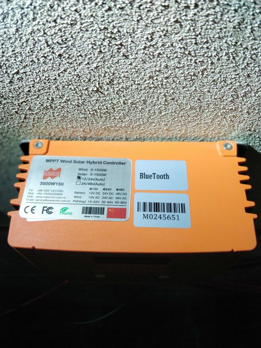 Kit Solar + Eólico 12V – 740W Solar + Turbina 3000W + 2x LiFePO₄ 200Ah