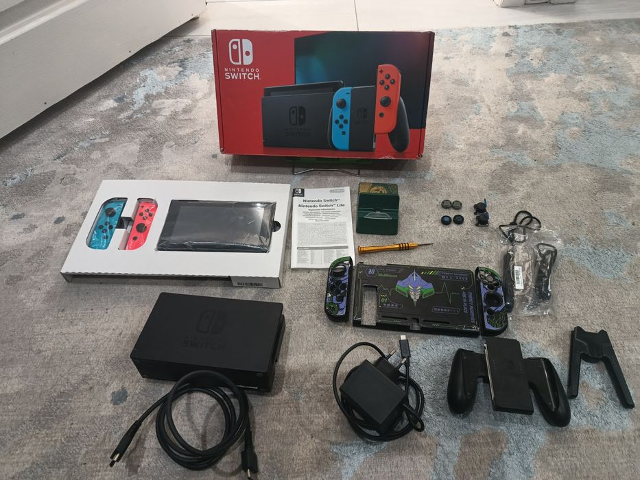 Nintendo switch V2 256Гб з «100% знижками на всі ігри» повний комплект