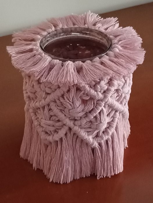 Decoração em macramé