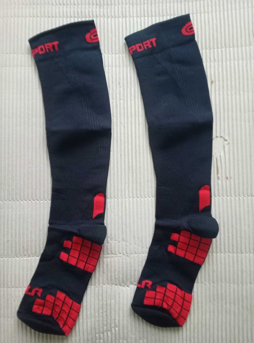 Meia para corrida e ciclismo