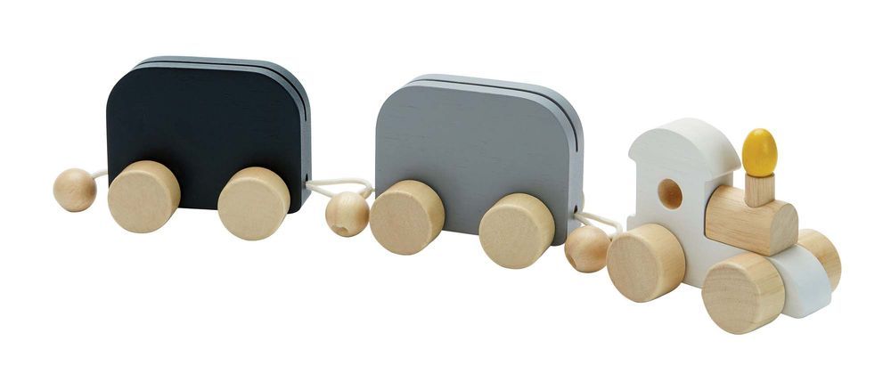 Pociąg Urodzinowy Zabawki Drewniane Plan Toys