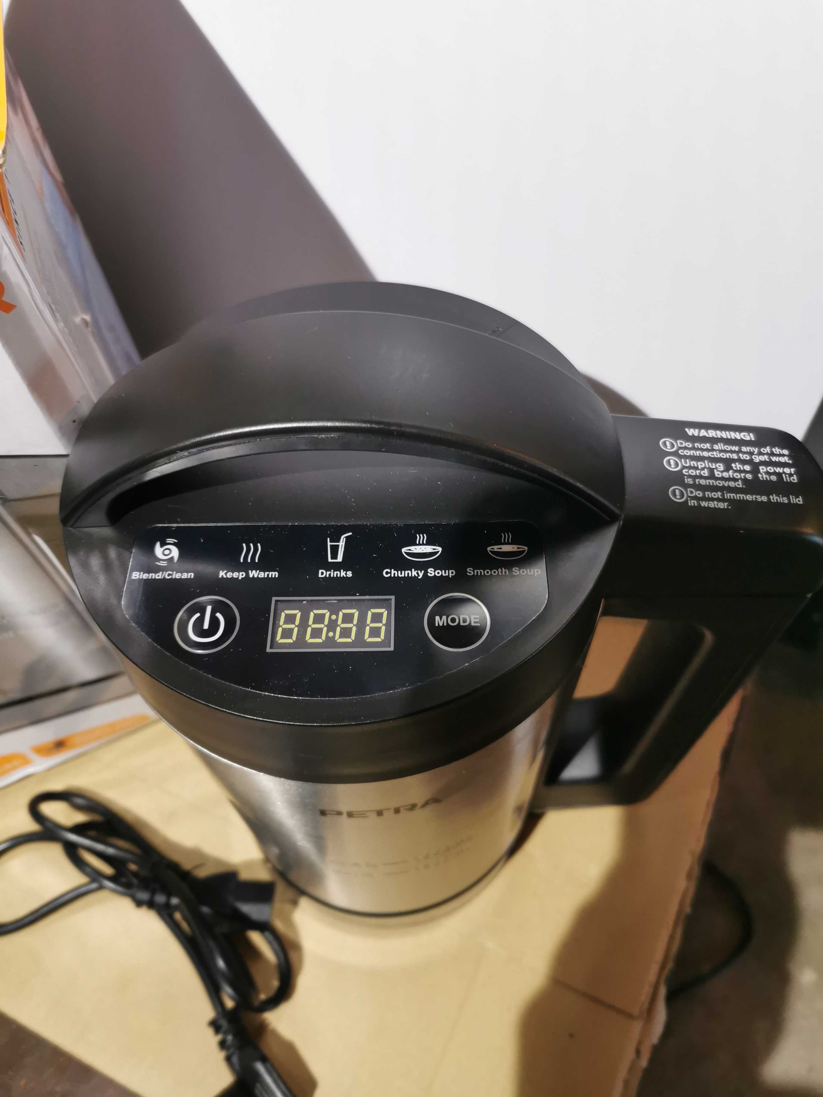 Zupowar blender 1,6l z funkcją grzania Petra PT5118V2VDEEU10 Nowy