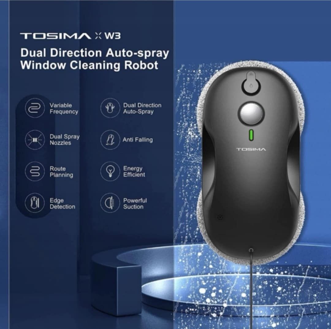 Tosima W2 Window Cleaner

Robot z silnym ssaniem 3800Pa,

odkurzacz do