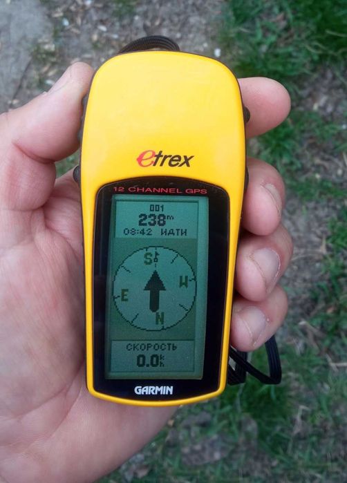 Garmin eTrex H, меню на РУССКОМ