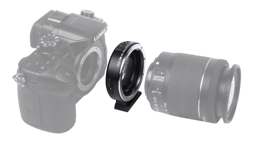 Viltrox EF-M2 II новая версия автофокусного адаптера для Canon EF