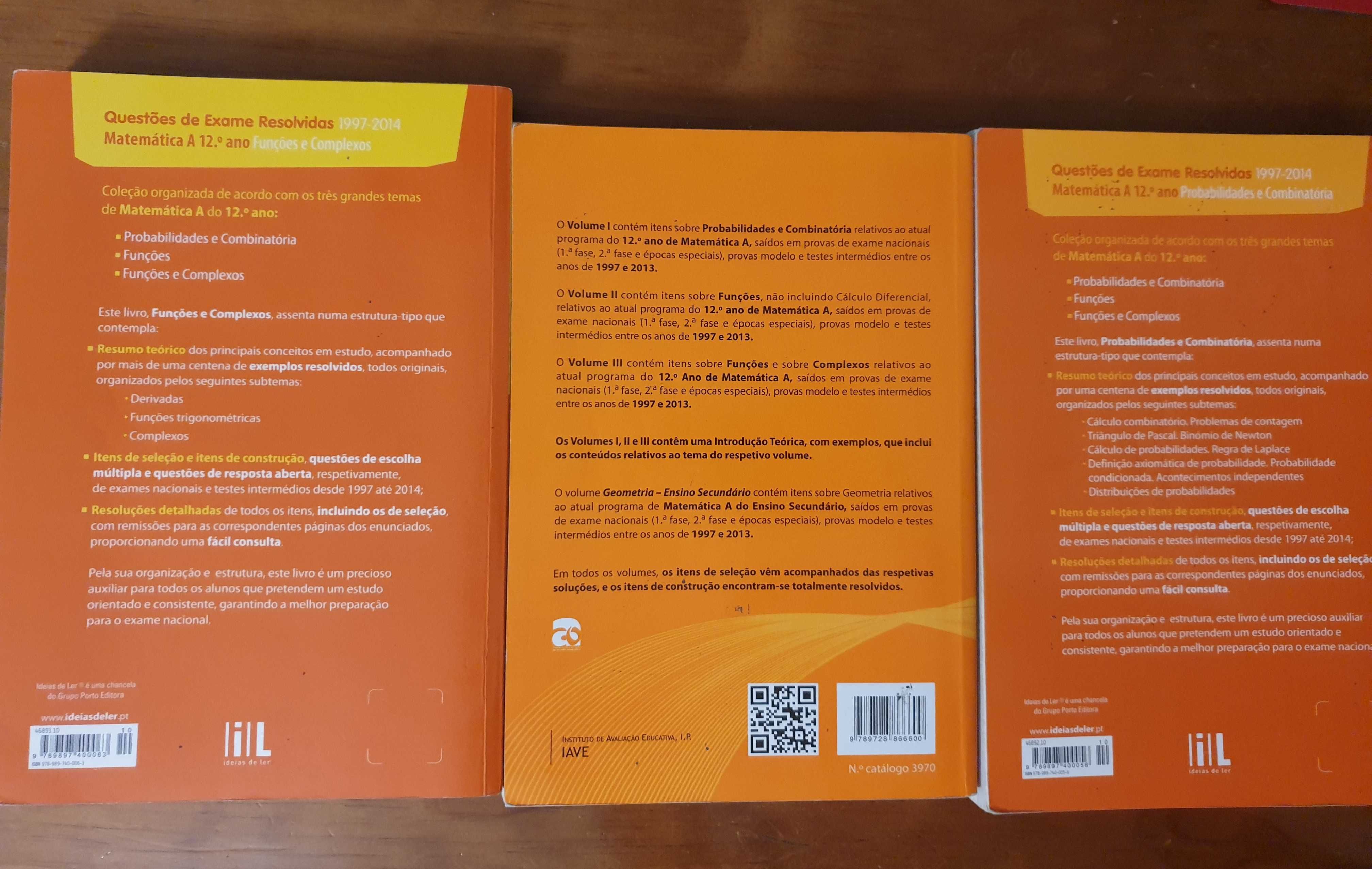 Exames Resolvidos IAVE - Matemática A - 12º ano