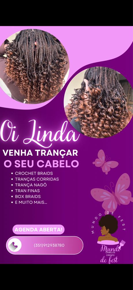 Tranças variadas