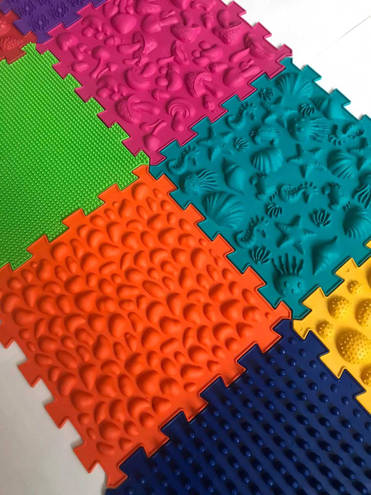 Mata sensoryczna 10 puzzle dywan układanka edukacyjna