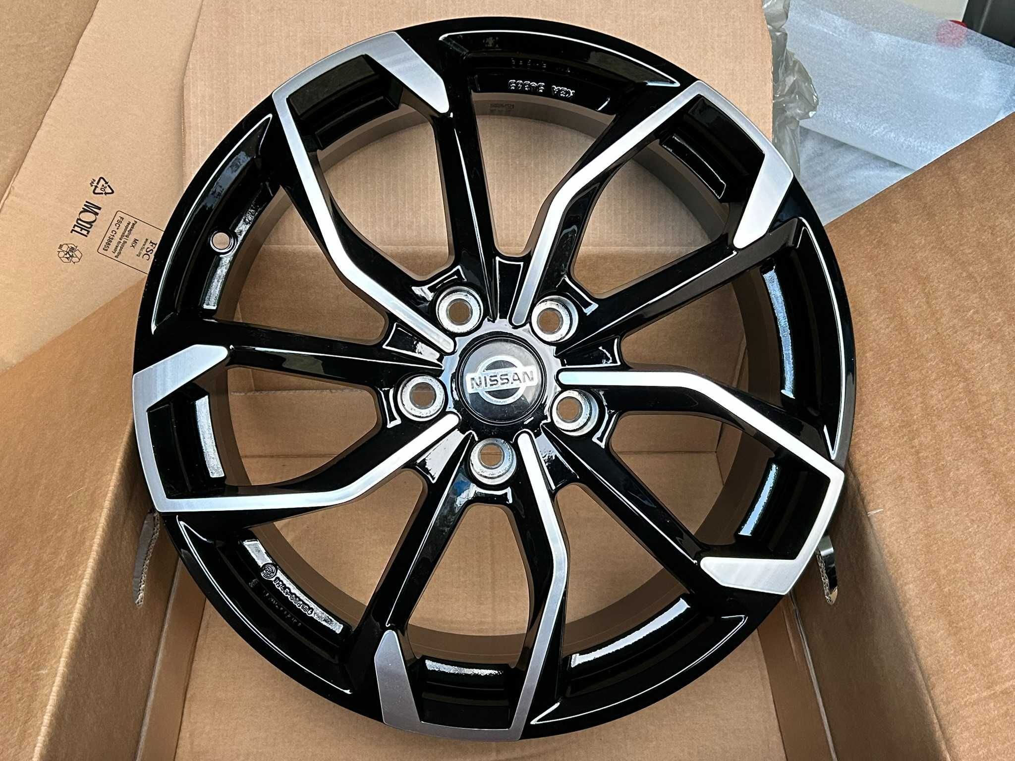 alufelgi r18 5x114,3 Nissan NOWE Juke Leaf Pulsar Qashqai X-Trial Tid