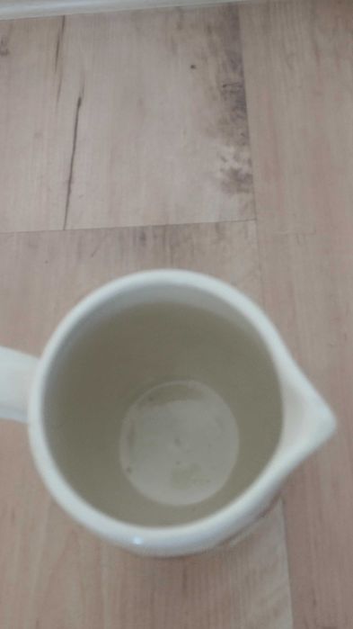 mlecznik, dzbanek, ceramika  fajans Włocławek