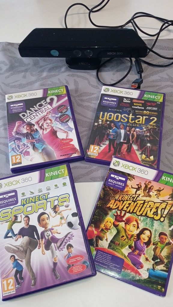 Kinect do X-Box + 4 gry