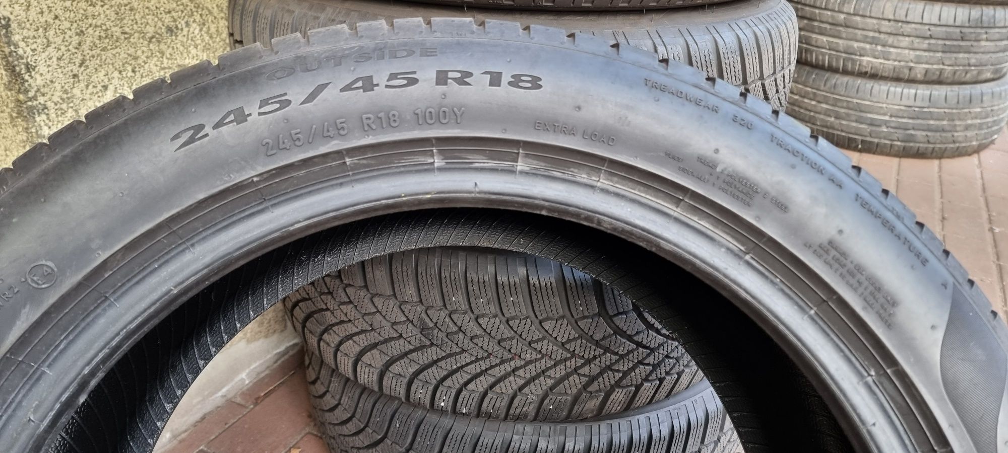 245/45r18 Pirelli letnie 4sztuki