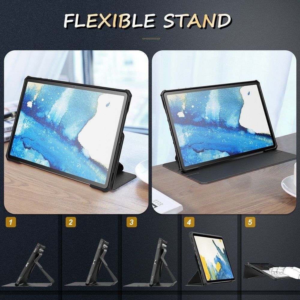 Etui Infiland Multiple Angles Do Galaxy Tab S7 Fe 5G 12.4 Black