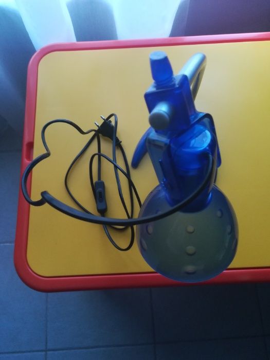 Candeeiro Azul ajustável