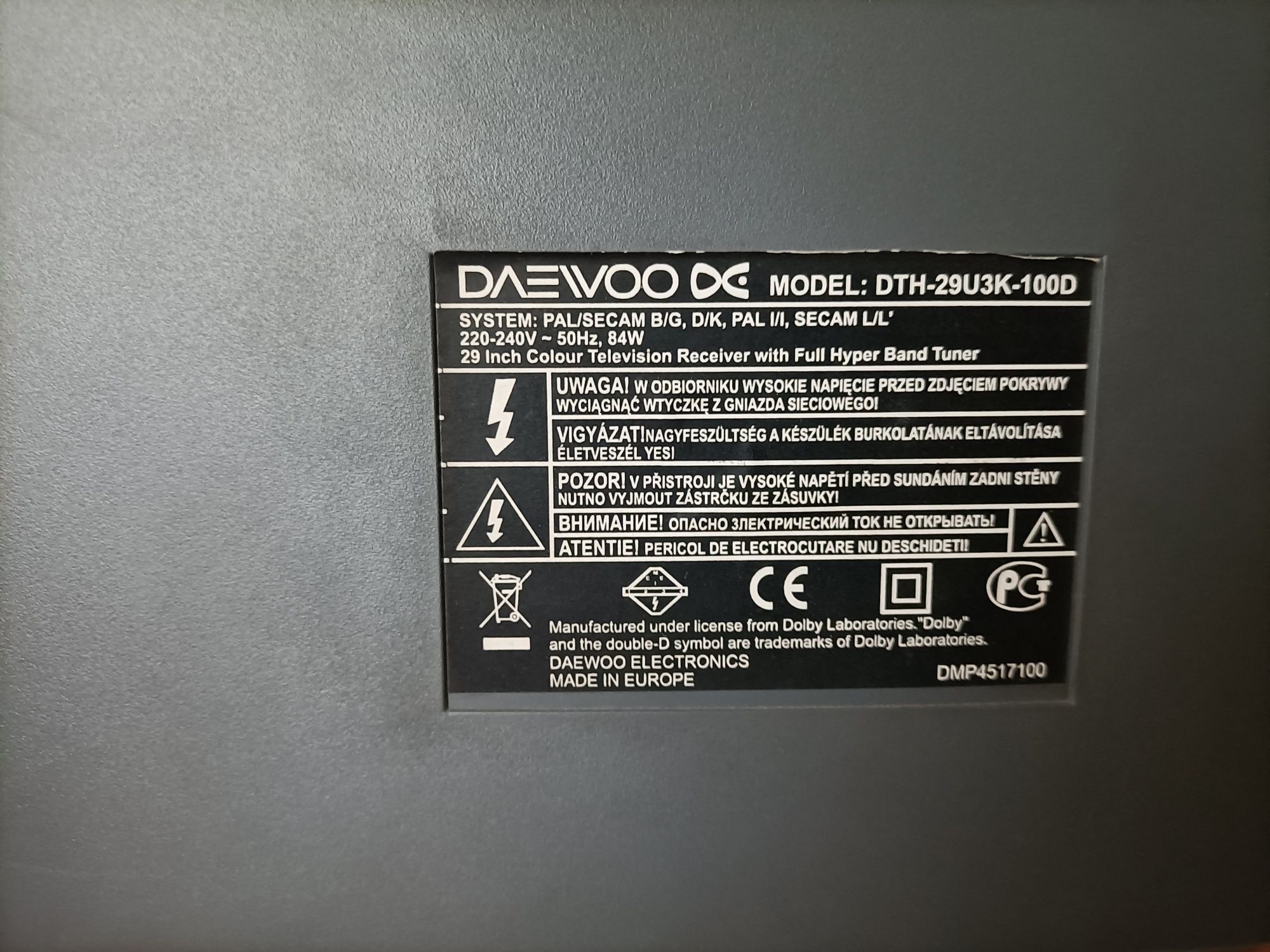 Telewizor Daewoo + dekoder