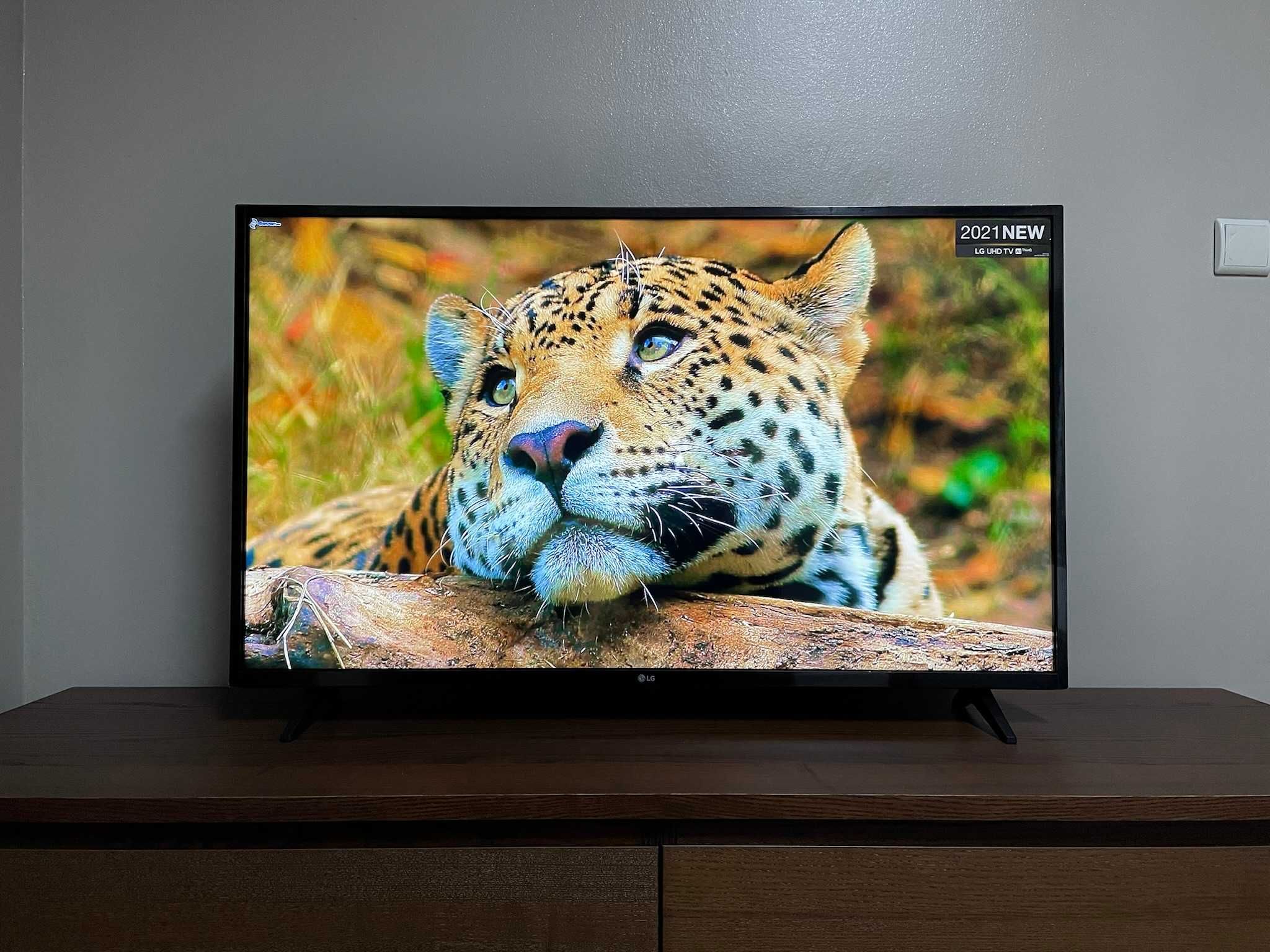 LG 43" LED 4K WebOS WiFi DVB-T2 HEVC HDR 43UP75003 Telewizor Nowy GW