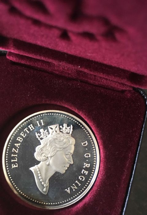 1995 Proof dollar silver 925 after - royal canadian mint