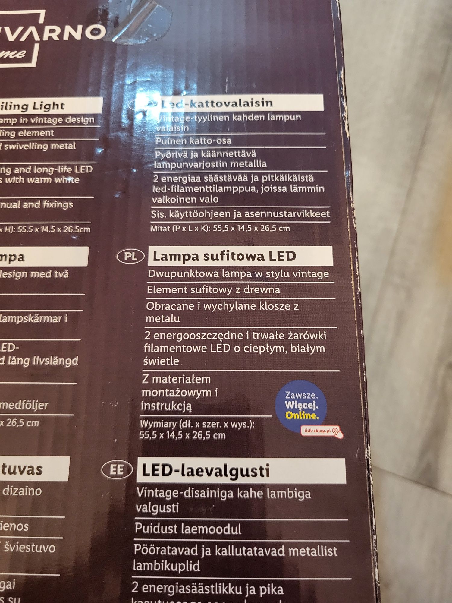 Lampa sufitowa LED LIVARNO