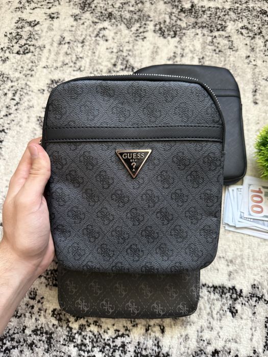 ПОДАРУНОК‼️ Сумка чоловіча через плече Guess vezzola, сумка мужская