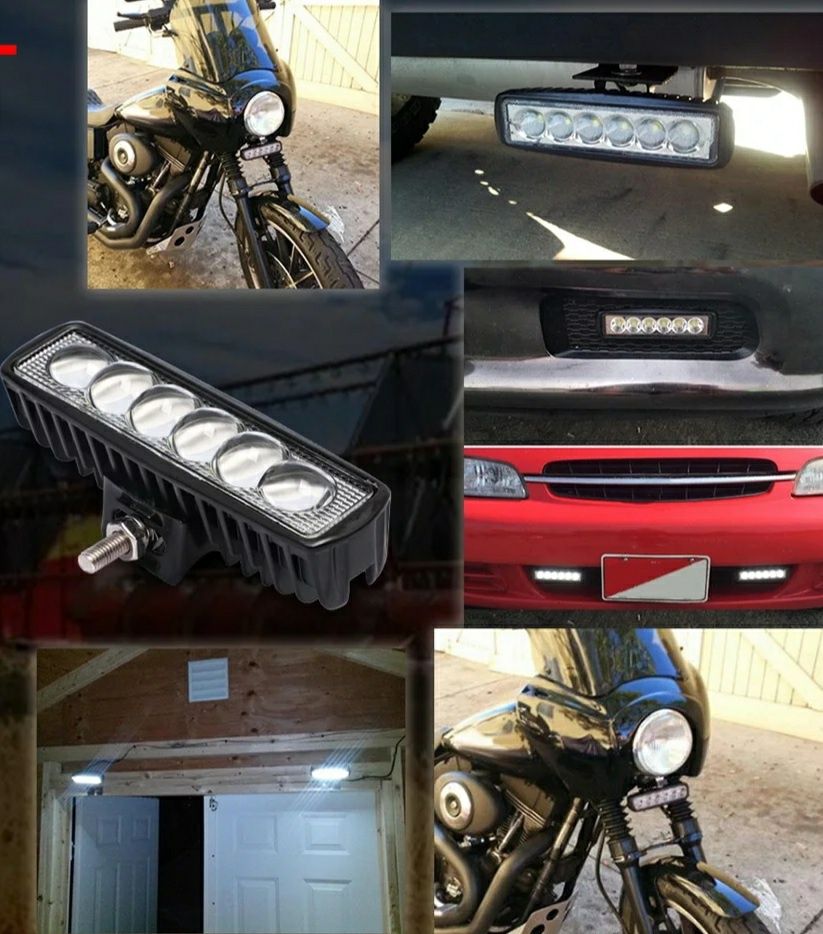 Фары Led ПТФ 18w DRL