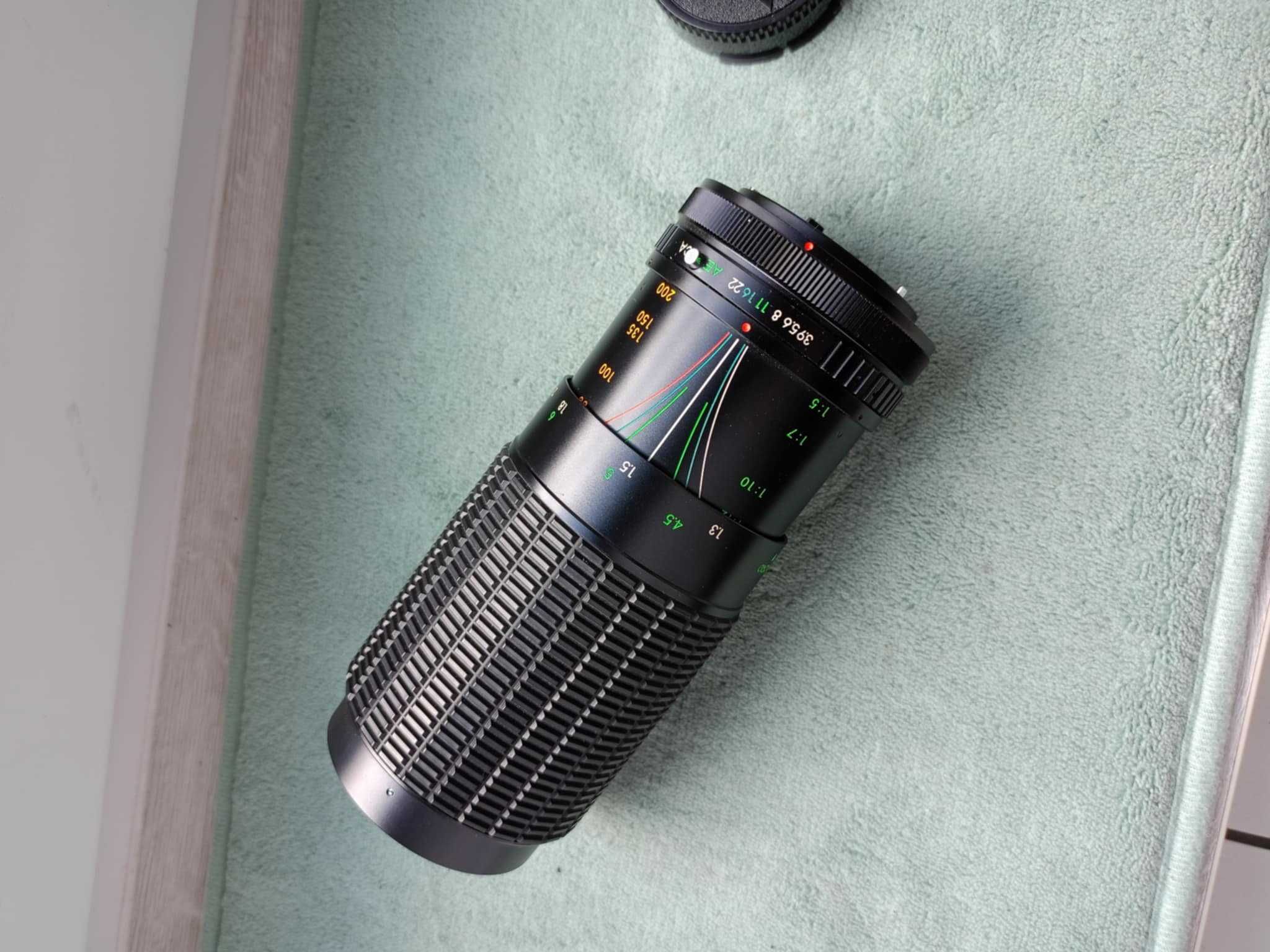 Obiektyw KALIMAR MC Auto Zoom 1:3,9/80-200MM Made in Korea