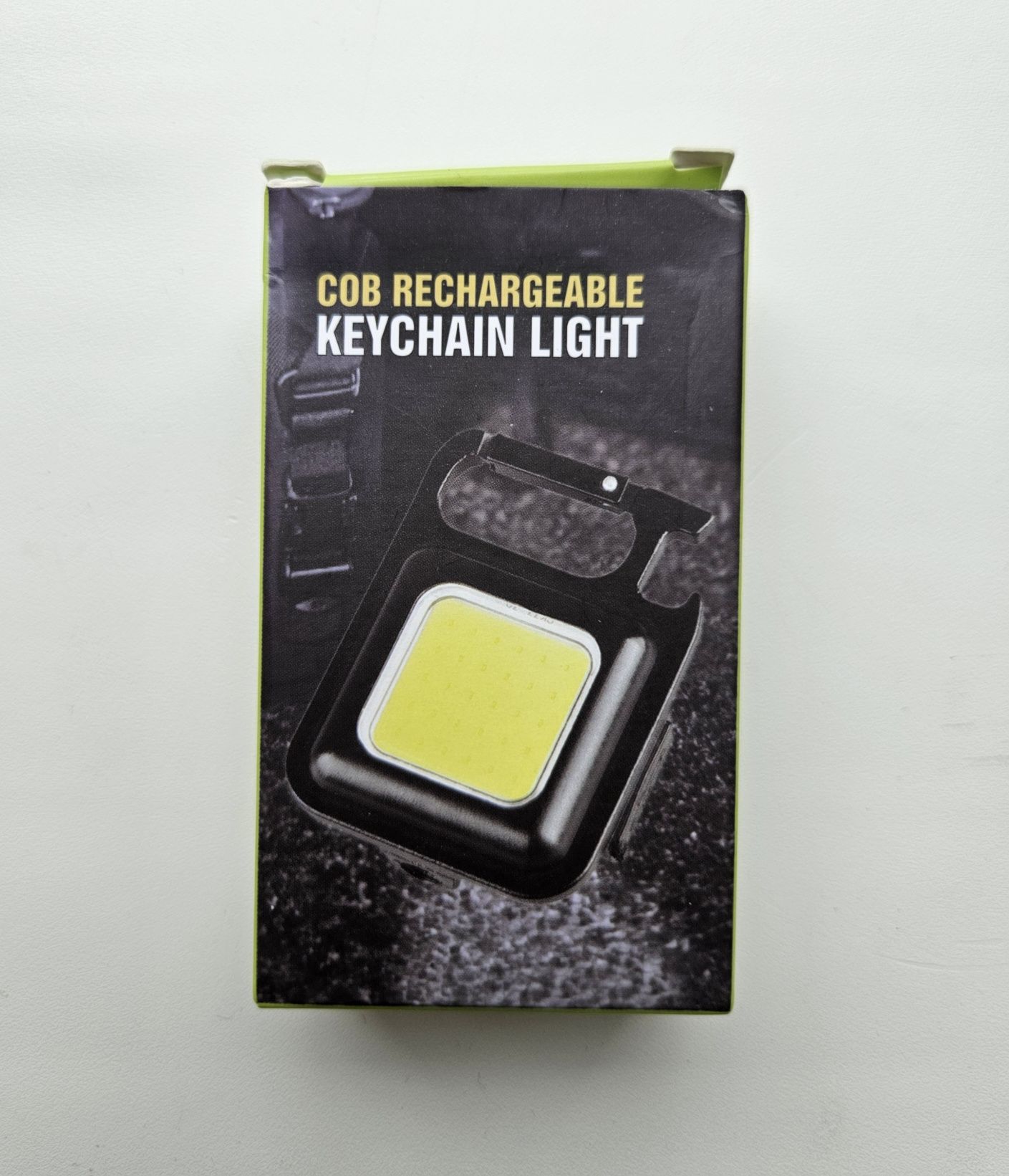 Портативный фонарик 500mAh /F05-пластик COB Rechargeable Keychain Ligt