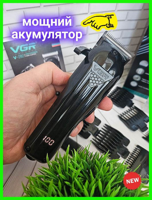 Vgr 282 машинка стрижка для голови тример на акумуляторі ВГР трімер
