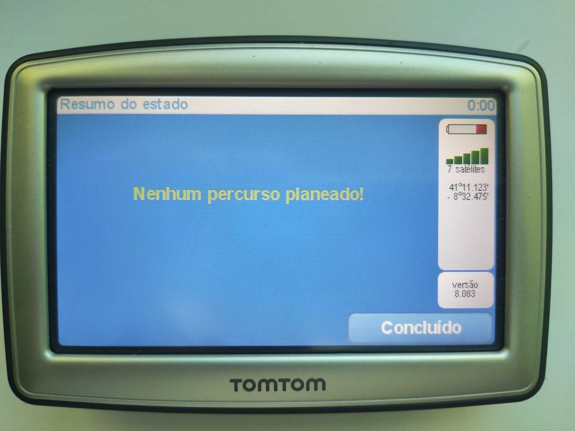 GPS TomTom XL com mapa europeu