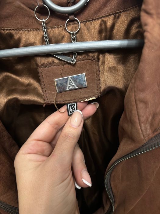 Куртка шкіряна (під замш)