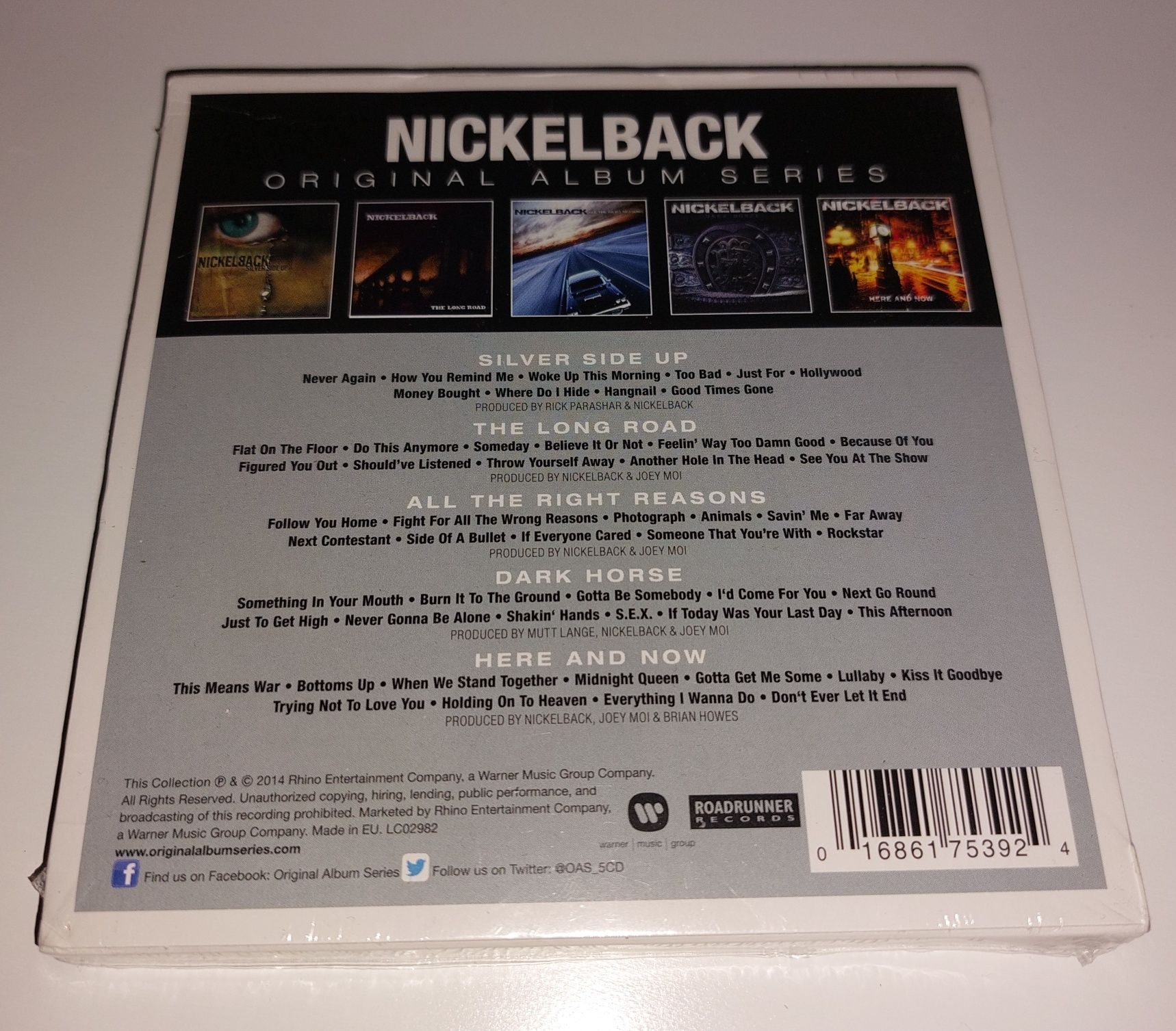 Nickelback Original Album Series 5 CD nowa w folii